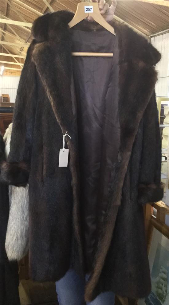 Mink coat & Mink stole(-)